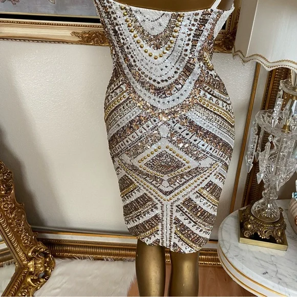 K&i Timeless Elegance Sequin Dress - Picture 5 of 13